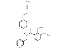 N-[4-(2-butyn-1-yloxy)benzyl]-2,3-dimethoxy-N-(3-pyridinylmethyl)benzamide
