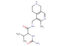 N~2~-(aminocarbonyl)-N~1~-[(3-methyl-5,6,7,8-tetrahydro-2,7-naphthyridin-4-yl)methyl]valinamide