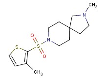 2-methyl-8-[(3-methyl-2-thienyl)sulfonyl]-2,8-diazaspiro[4.5]decane