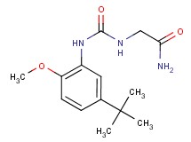 N~2~-{[(5-tert-butyl-2-methoxyphenyl)amino]carbonyl}glycinamide