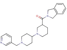 3-(1,3-dihydro-2H-isoindol-2-ylcarbonyl)-1'-(pyridin-3-ylmethyl)-1,4'-bipiperidine