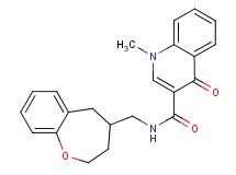 1-methyl-4-oxo-N-(2,3,4,5-tetrahydro-1-benzoxepin-4-ylmethyl)-1,4-dihydroquinoline-3-carboxamide