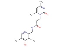 3-(4,6-dimethyl-2-oxopyrimidin-1(2H)-yl)-N-[(4-hydroxy-3,5-dimethylpyridin-2-yl)methyl]propanamide
