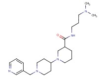 N-[3-(dimethylamino)propyl]-1'-(pyridin-3-ylmethyl)-1,4'-bipiperidine-3-carboxamide