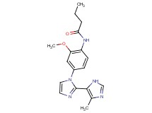 N-[2-methoxy-4-(5'-methyl-1H,3'H-2,4'-biimidazol-1-yl)phenyl]butanamide