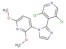 3-[2-(3,5-dichloropyridin-4-yl)-1H-imidazol-1-yl]-2,6-dimethoxypyridine