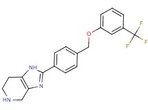 2-(4-{[3-(trifluoromethyl)phenoxy]methyl}phenyl)-4,5,6,7-tetrahydro-1H-imidazo[4,5-c]pyridine
