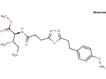 methyl N-(3-{5-[2-(4-methoxyphenyl)ethyl]-1,3,4-oxadiazol-2-yl}propanoyl)-L-isoleucinate