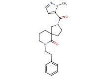 2-[(1-methyl-1H-pyrazol-5-yl)carbonyl]-7-(2-phenylethyl)-2,7-diazaspiro[4.5]decan-6-one