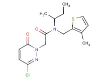 N-(sec-butyl)-2-(3-chloro-6-oxopyridazin-1(6H)-yl)-N-[(3-methyl-2-thienyl)methyl]acetamide