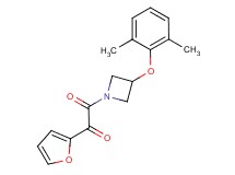 2-[3-(2,6-dimethylphenoxy)azetidin-1-yl]-1-(2-furyl)-2-oxoethanone