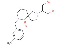 2-[2-hydroxy-1-(hydroxymethyl)ethyl]-7-(3-methylbenzyl)-2,7-diazaspiro[4.5]decan-6-one