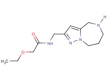 2-ethoxy-N-(5,6,7,8-tetrahydro-4H-pyrazolo[1,5-a][1,4]diazepin-2-ylmethyl)acetamide hydrochloride