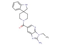 6-(1,2-dihydro-1'H-spiro[indole-3,4'-piperidin]-1'-ylcarbonyl)-3-ethyl-3H-imidazo[4,5-b]pyridin-2-amine
