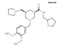 (3R,5R)-1-(3,4-dimethoxybenzyl)-5-(1-pyrrolidinylmethyl)-N-(tetrahydro-2-furanylmethyl)-3-piperidinecarboxamide