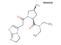 (2S,4S)-4-amino-1-(5,6-dihydroimidazo[2,1-b][1,3]thiazol-3-ylacetyl)-N,N-diethylpyrrolidine-2-carboxamide