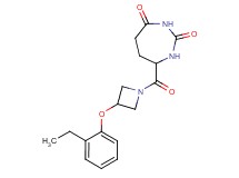 7-{[3-(2-ethylphenoxy)azetidin-1-yl]carbonyl}-1,3-diazepane-2,4-dione