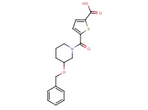 5-{[3-(benzyloxy)piperidin-1-yl]carbonyl}thiophene-2-carboxylic acid