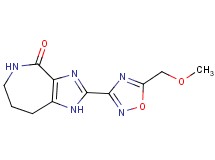 2-[5-(methoxymethyl)-1,2,4-oxadiazol-3-yl]-5,6,7,8-tetrahydroimidazo[4,5-c]azepin-4(1H)-one