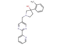 3-(2-methylphenyl)-1-[(2-pyridin-2-ylpyrimidin-5-yl)methyl]pyrrolidin-3-ol
