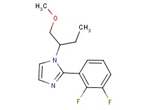 2-(2,3-difluorophenyl)-1-[1-(methoxymethyl)propyl]-1H-imidazole