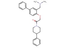 N,N-dimethyl-1-{4-[2-oxo-2-(4-phenyl-1-piperidinyl)ethoxy]-3-biphenylyl}methanamine