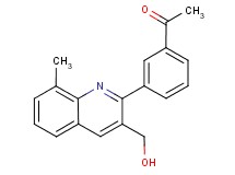 1-{3-[3-(hydroxymethyl)-8-methylquinolin-2-yl]phenyl}ethanone