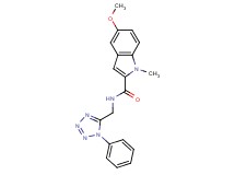 5-methoxy-1-methyl-N-[(1-phenyl-1H-tetrazol-5-yl)methyl]-1H-indole-2-carboxamide