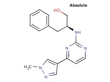 (2S)-2-{[4-(1-methyl-1H-pyrazol-4-yl)pyrimidin-2-yl]amino}-3-phenylpropan-1-ol