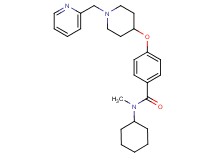 N-cyclohexyl-N-methyl-4-{[1-(2-pyridinylmethyl)-4-piperidinyl]oxy}benzamide