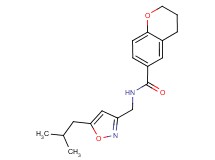 N-[(5-isobutylisoxazol-3-yl)methyl]chromane-6-carboxamide