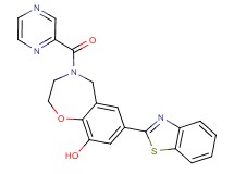 7-(1,3-benzothiazol-2-yl)-4-(pyrazin-2-ylcarbonyl)-2,3,4,5-tetrahydro-1,4-benzoxazepin-9-ol