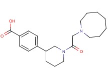 4-[1-(azocan-1-ylacetyl)piperidin-3-yl]benzoic acid