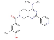 4-{[4-(dimethylamino)-2-(4-pyridinyl)-5,8-dihydropyrido[3,4-d]pyrimidin-7(6H)-yl]carbonyl}-2-methylphenol