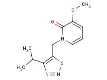 1-[(4-isopropyl-1,2,3-thiadiazol-5-yl)methyl]-3-methoxypyridin-2(1H)-one