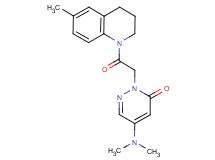 5-(dimethylamino)-2-[2-(6-methyl-3,4-dihydroquinolin-1(2H)-yl)-2-oxoethyl]pyridazin-3(2H)-one