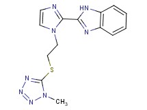 2-(1-{2-[(1-methyl-1H-tetrazol-5-yl)thio]ethyl}-1H-imidazol-2-yl)-1H-benzimidazole