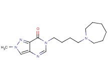 6-[4-(1-azepanyl)butyl]-2-methyl-2,6-dihydro-7H-pyrazolo[4,3-d]pyrimidin-7-one