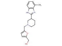 (5-{[3-(4-methyl-1H-benzimidazol-2-yl)piperidin-1-yl]methyl}-2-furyl)methanol