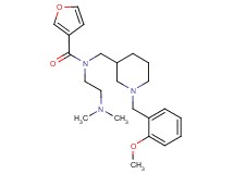 N-[2-(dimethylamino)ethyl]-N-{[1-(2-methoxybenzyl)-3-piperidinyl]methyl}-3-furamide