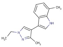 3-(1-ethyl-3-methyl-1H-pyrazol-4-yl)-7-methyl-1H-indole