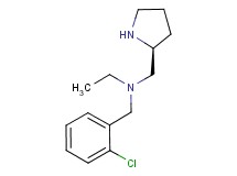 (2-chlorobenzyl)ethyl[(2S*)-2-pyrrolidinylmethyl]amine