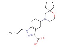 5-(6-oxa-9-azaspiro[4.5]dec-9-yl)-1-propyl-4,5,6,7-tetrahydro-1H-indazole-3-carboxylic acid