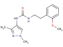 N-(1,3-dimethyl-1H-pyrazol-4-yl)-N'-[2-(2-methoxyphenyl)ethyl]urea