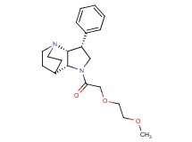 (3R*,3aR*,7aR*)-1-[(2-methoxyethoxy)acetyl]-3-phenyloctahydro-4,7-ethanopyrrolo[3,2-b]pyridine