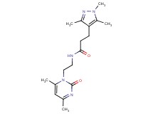 N-[2-(4,6-dimethyl-2-oxo-1(2H)-pyrimidinyl)ethyl]-3-(1,3,5-trimethyl-1H-pyrazol-4-yl)propanamide