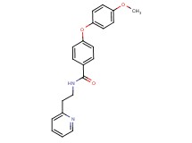4-(4-methoxyphenoxy)-N-(2-pyridin-2-ylethyl)benzamide
