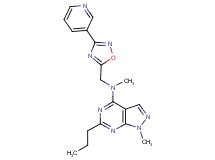 N,1-dimethyl-6-propyl-N-{[3-(3-pyridinyl)-1,2,4-oxadiazol-5-yl]methyl}-1H-pyrazolo[3,4-d]pyrimidin-4-amine