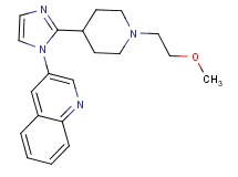 3-{2-[1-(2-methoxyethyl)piperidin-4-yl]-1H-imidazol-1-yl}quinoline