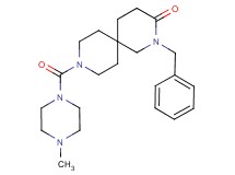 2-benzyl-9-[(4-methylpiperazin-1-yl)carbonyl]-2,9-diazaspiro[5.5]undecan-3-one